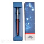 Pix Fisher Space Pen Cap-O-Matic, cu capac din alamă și corp de culoare burgund, model 775G-BURG, într-o cutie cadou » Lanternaputernica.RO
