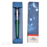 Fisher Space Pen Cap-O-Matic, capac cromat, corp verde, 775-GR, într-o cutie cadou » Lanternaputernica.RO