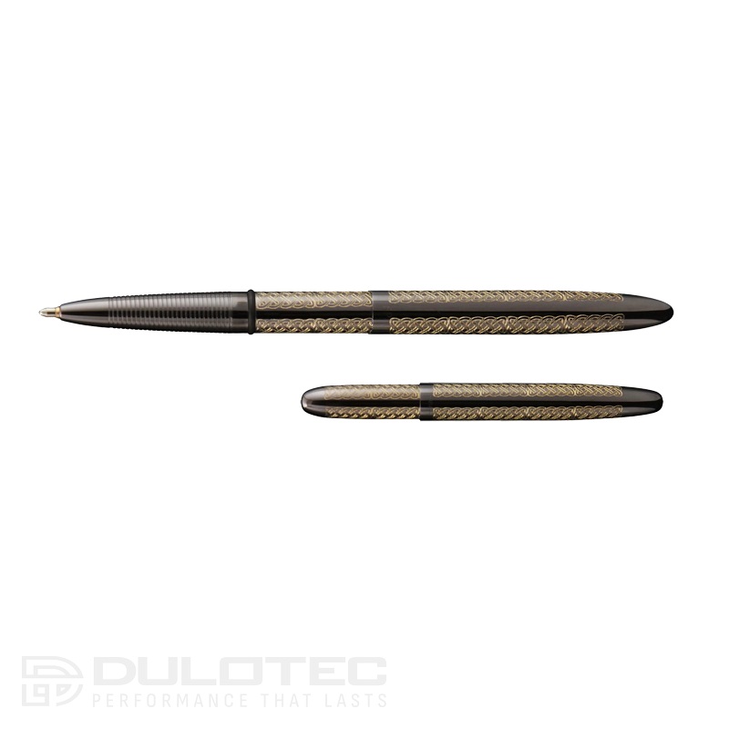 Fisher Space Pen, negru, cu nitrură de titan, model „Celtic Knot”, 400BTN-CK, ediție limitată » Lanternaputernica.RO