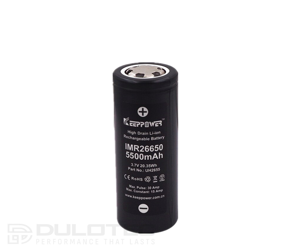 Baterie Keeppower 26650 de 5500 mAh cu capacitate mare de descărcare » Lanternaputernica.RO Baterie Keeppower 26650 de 5500 mAh cu capacitate mare de descărcare » Lanternaputernica.RO