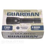 Lanternă tactică Dulotec Guardian, 1.800 lumeni, 700 de metri, baterie de 5.200 mAh, încărcare magnetică, husă » Lanternaputernica.RO