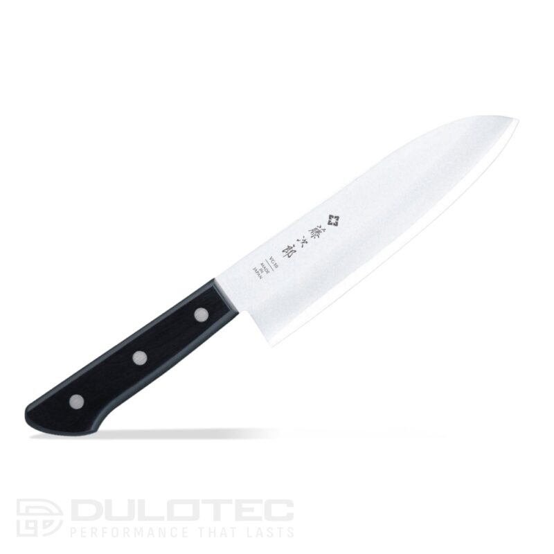 Cuțit de bucătărie Tojiro Basic Santoku, 170 mm, F-316 – laminat VG10 » Lanternaputernica.RO