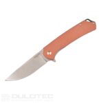 Cuțit pliant Dulotec K211 – maro, oțel inoxidabil 8Cr13Mov » Lanternaputernica.RO