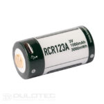 Baterie Keeppower RCR123A de 1000 mAh cu sistem de protecție și încărcare prin micro USB » Lanternaputernica.RO