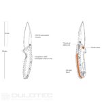 Cuțit pliant Ruike P843-W, oțel inoxidabil 12C27 » Lanternaputernica.RO