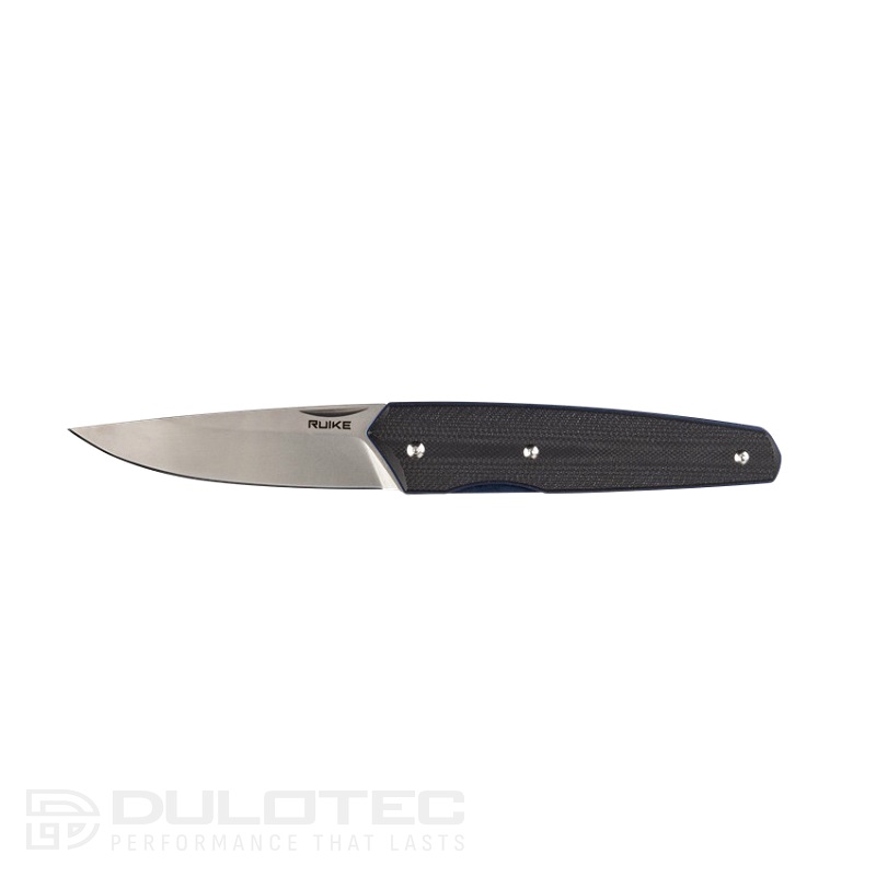 Cuțit pliant Ruike P848-B  - G10 negru, oțel inoxidabil 14C28N » Lanternaputernica.RO