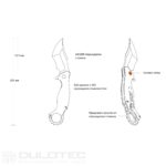 Cuțit pliant Ruike P881-W, oțel inoxidabil 14C28N » Lanternaputernica.RO