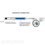 Fisher Space Pen Zero Gravity, negru mat - ZGMB, într-o cutie cadou » Lanternaputernica.RO