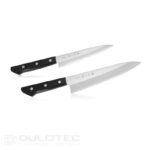 Set de cuțite de bucătărie Tojiro Basic TBS-210 – oțel laminat VG10 » Lanternaputernica.RO