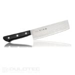 Cuțit Tojiro DP Damascus Nakiri 165 mm F-330 – VG10 – laminat cu 37 de straturi » Lanternaputernica.RO
