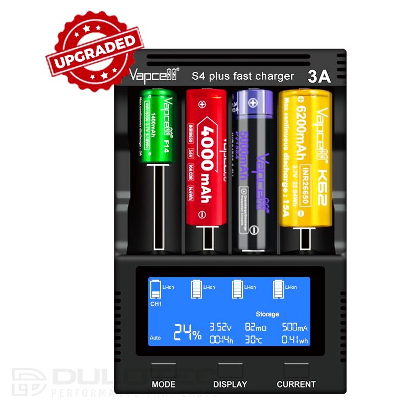 Încărcător Vapcell S4 Plus » Lanternaputernica.RO