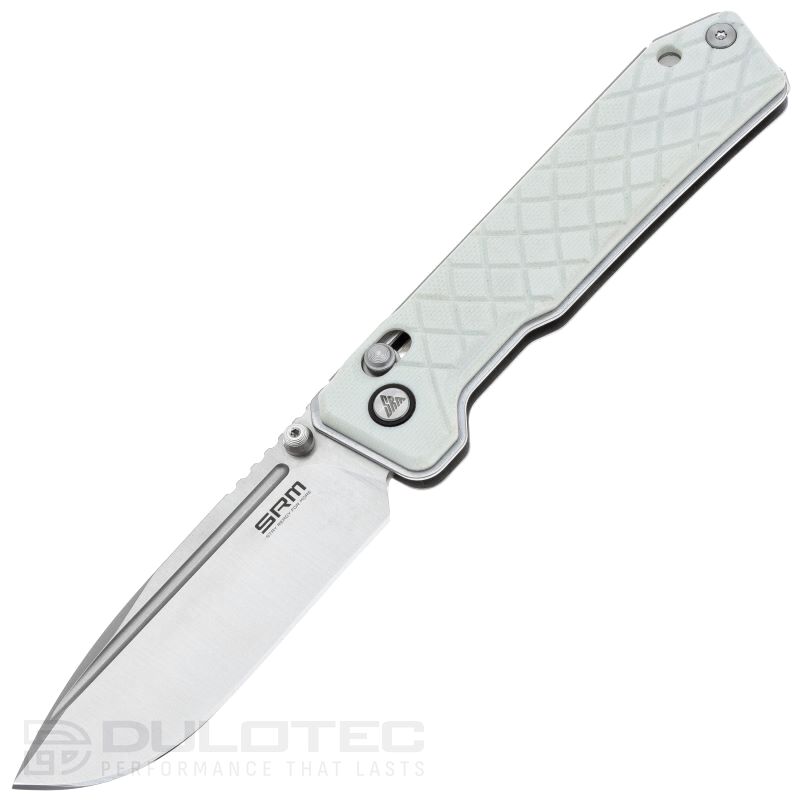 Cuțit pliant SRM 7228B-GT – mâner din G10 și oțel 14C28N » Lanternaputernica.RO
