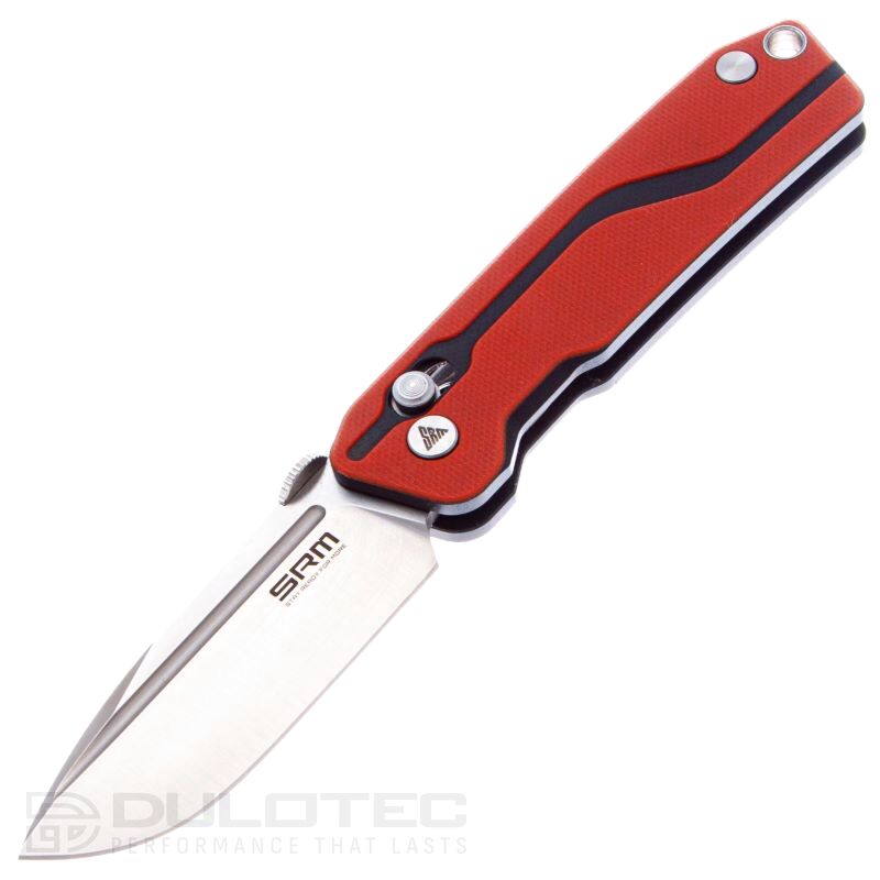 Cuțit pliant SRM 7228-GJ – mâner din G10 și oțel D2 » Lanternaputernica.RO