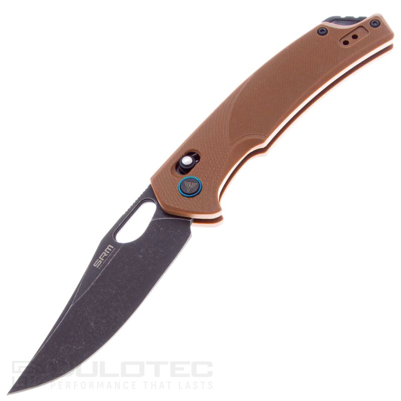 Cuțit pliant SRM 9201-GW – mâner din G10 și oțel D2 » Lanternaputernica.RO