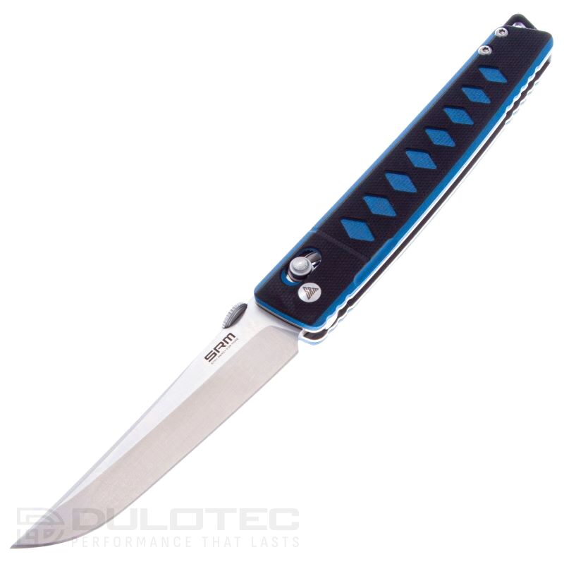 Cuțit pliant SRM 9215 – Mâner din G10 și oțel D2 » Lanternaputernica.RO
