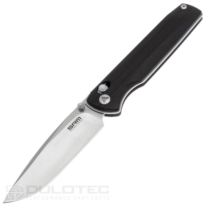 Cuțit pliant SRM 258L-GB – Mâner din G10 și oțel D2 » Lanternaputernica.RO