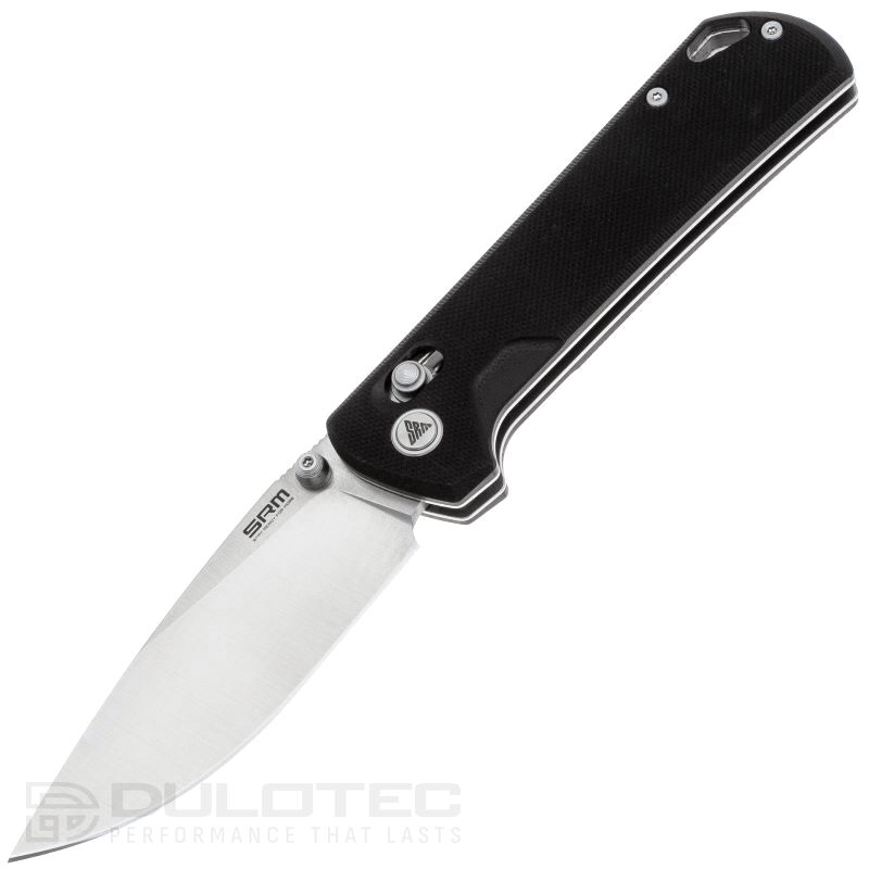 Cuțit pliant SRM 168L-GB – Mâner din G10 și oțel D2 » Lanternaputernica.RO