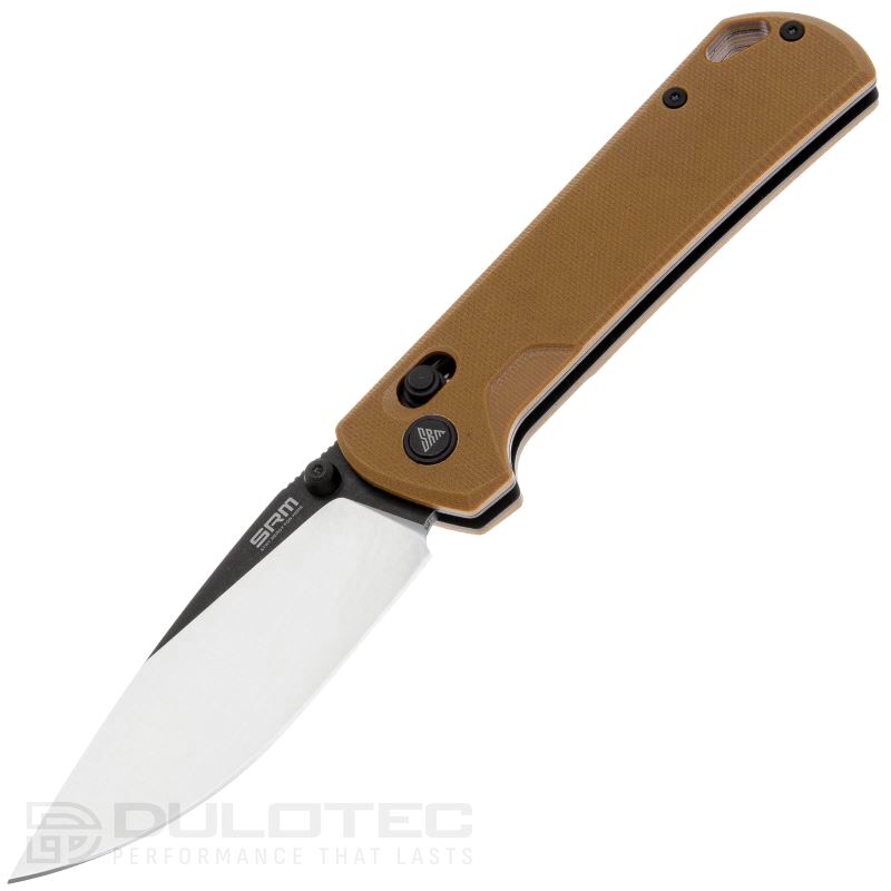 Cuțit pliant SRM 168L-GW – mâner din G10 și oțel D2 » Lanternaputernica.RO