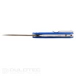 Cuțit pliant Dulotec K256-BL – mâner din G10 și lamă din oțel pentru unelte D2 » Lanternaputernica.RO