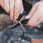 Ascuțitor de cuțite Work Sharp – Mini, cu piatră de ascuțit conică acoperită cu diamant » Lanternaputernica.RO