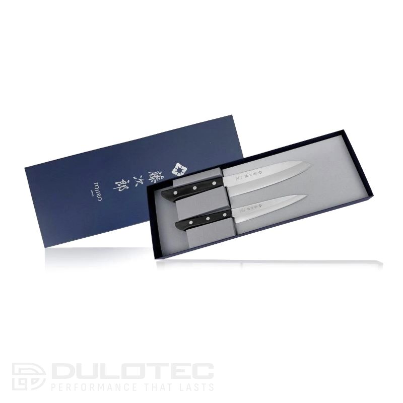 Set de cuțite de bucătărie Tojiro Basic TBS-200 – oțel laminat VG10 » Lanternaputernica.RO