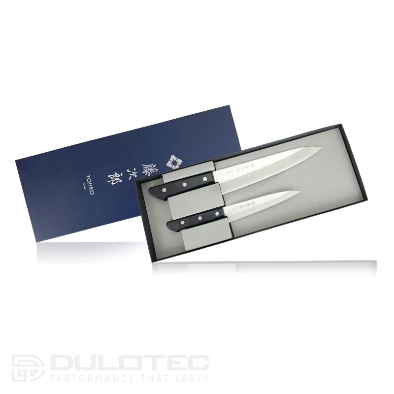 Set de cuțite de bucătărie Tojiro Basic TBS-210 – oțel laminat VG10 » Lanternaputernica.RO