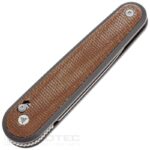 Cuțit pliant SRM 251M-MN – mâner din Micarta și oțel N690 » Lanternaputernica.RO