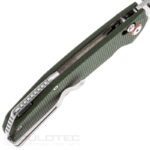 Cuțit pliant SRM 411L-MG – mâner din Micarta și oțel 14C28N » Lanternaputernica.RO