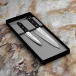 Set de cuțite de bucătărie Tojiro Basic TBS-210 – oțel laminat VG10 » Lanternaputernica.RO