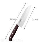 Cuțit de bucătărie Sakura Yui Santoku, 165 mm » Lanternaputernica.RO