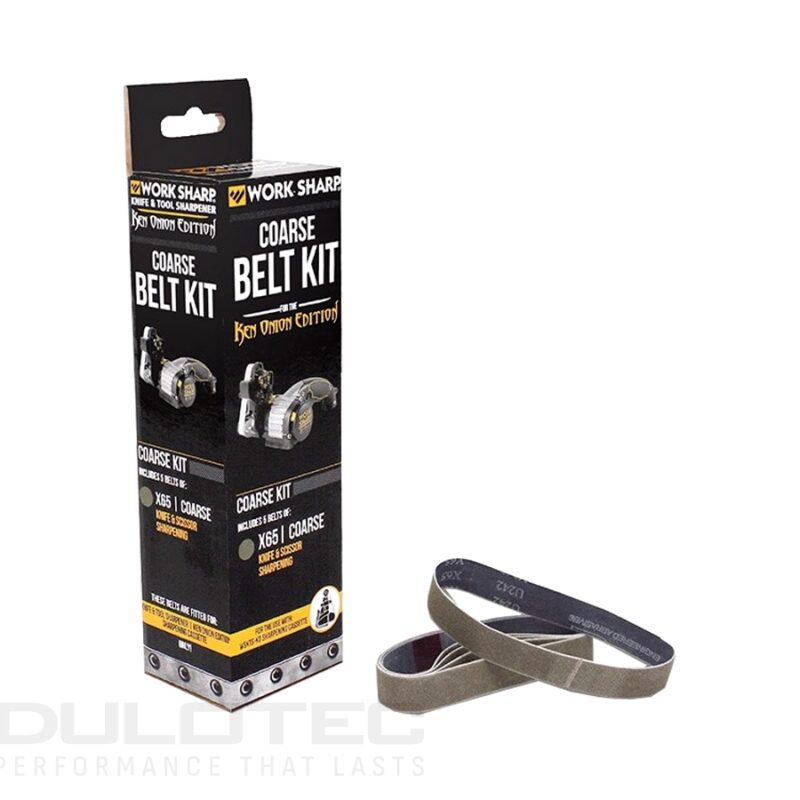 Curele de schimb X65 cu granulație grosieră pentru ascuțitorul electric Work Sharp Ken Onion Edition » Lanternaputernica.RO