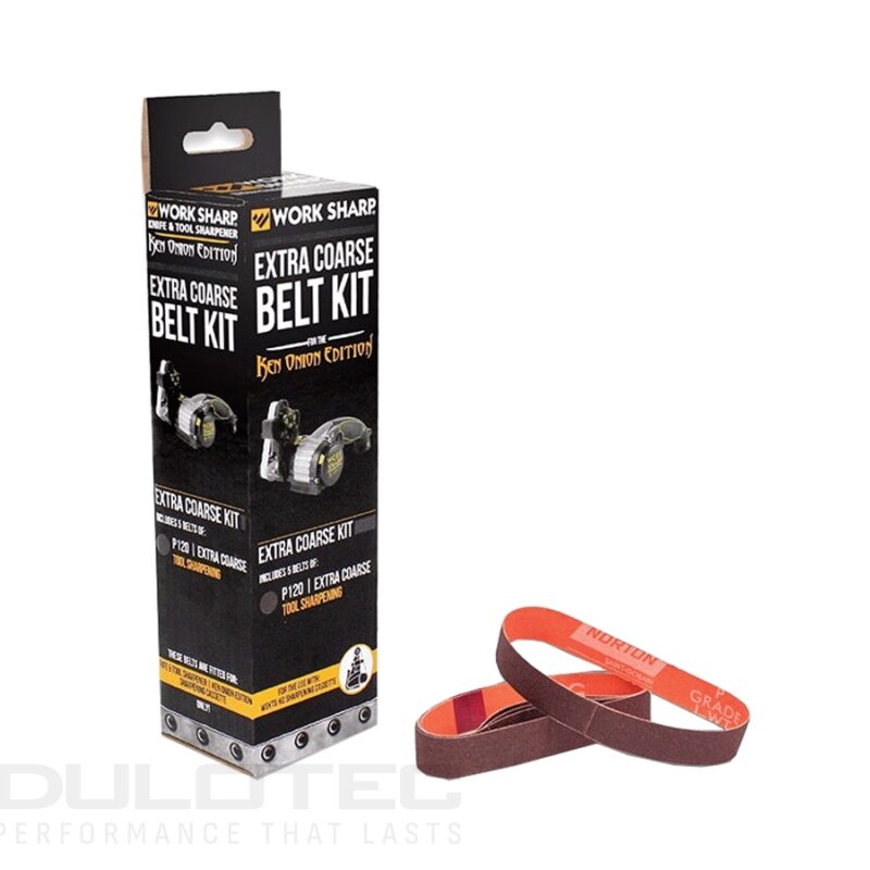 Curele de schimb P120 cu granulație foarte grosieră pentru ascuțitorul electric Work Sharp Ken Onion Edition » Lanternaputernica.RO