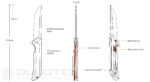 Cuțit pliant Ruike M121-TZ din titan » Lanternaputernica.RO