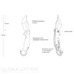 Cuțit pliant Ruike P881-B1, oțel inoxidabil 14C28N » Lanternaputernica.RO