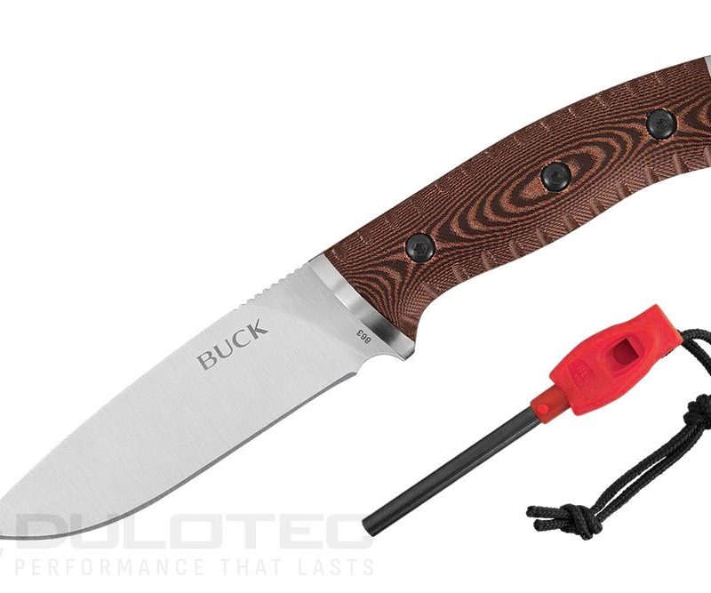Cuțit cu lamă fixă Buck SELKIRK 863BRS cu brichetă din magneziu » Lanternaputernica.RO
