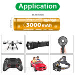 Baterie Vapcell 18650 U30 de 3000 mAh, 30 A, cu capacitate de descărcare extrem de ridicată » Lanternaputernica.RO