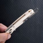 Cuțit pliant SRM 255L-GT – mâner din G10 și oțel 10Cr15MoV » Lanternaputernica.RO