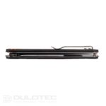 Cuțit pliant Dulotec K254-CF – mâner din G10 cu acoperire din carbon și lamă din oțel inoxidabil 8Cr » Lanternaputernica.RO