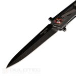 Cuțit pliant Dulotec K254-CF – mâner din G10 cu acoperire din carbon și lamă din oțel inoxidabil 8Cr » Lanternaputernica.RO