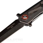 Cuțit pliant Dulotec K254-CF – mâner din G10 cu acoperire din carbon și lamă din oțel inoxidabil 8Cr » Lanternaputernica.RO