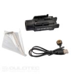 Lanternă pentru pistol Dulotec G5 Pro – Montată sub țeavă, cu indicator laser verde » Lanternaputernica.RO