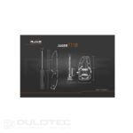 Cuțit de vânătoare Ruike Jager F118-B cu lamă din oțel 14C28N și teacă cu poziții multiple » Lanternaputernica.RO