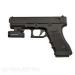 Lanterna pentru pistol Dulotec G2 – montată sub țeavă, cu suport reglabil » Lanternaputernica.RO