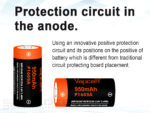 Baterie Vapcell 16340 P1609A 950 mAh 3 A » Lanternaputernica.RO