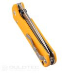 Cuțit pliant Dulotec K266 – mâner YL din G10 și oțel D2 » Lanternaputernica.RO