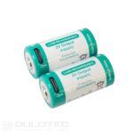 Baterie Keeppower RCR123A de 1000 mAh cu protecție și încărcare USB-C » Lanternaputernica.RO
