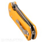 Cuțit pliant Dulotec K266 – mâner YL din G10 și oțel D2 » Lanternaputernica.RO