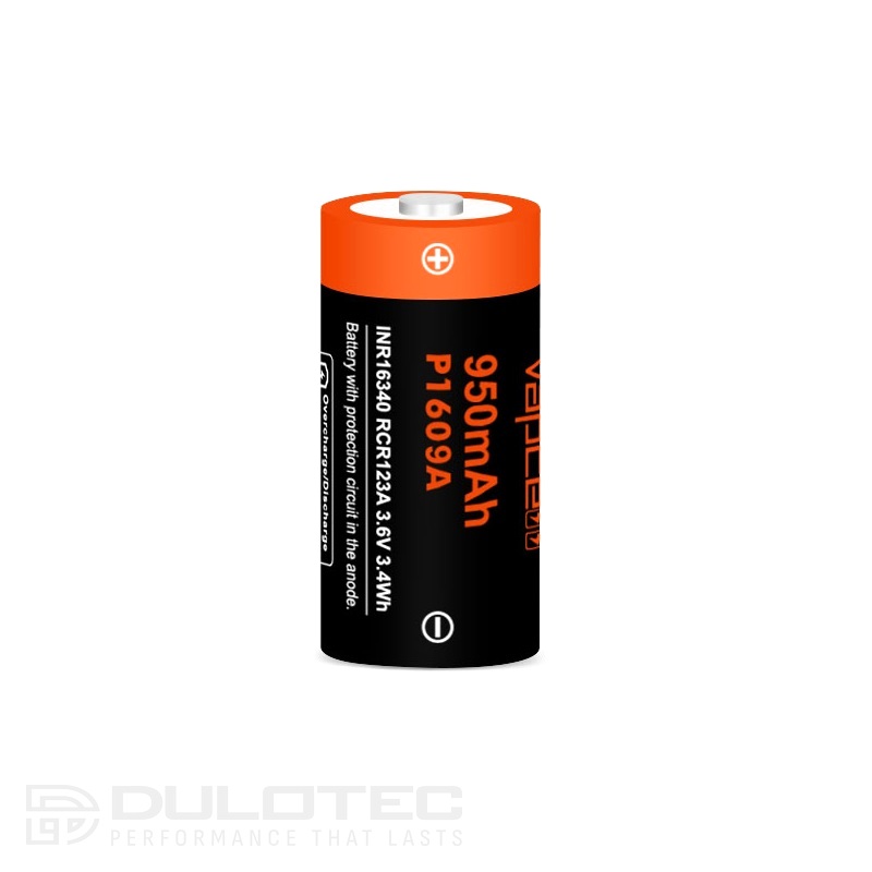 Baterie Vapcell 16340 P1609A 950 mAh 3 A » Lanternaputernica.RO