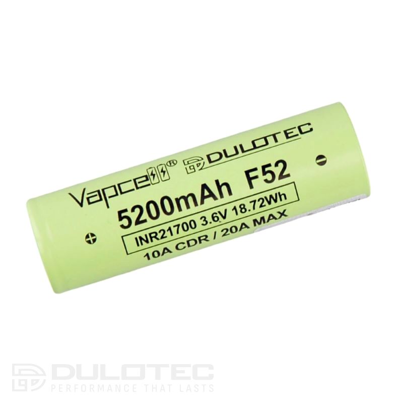 Baterie Vapcell 21700 F52, 5200 mAh, 15 A » Lanternaputernica.RO