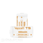 Baterie Vapcell 16340 T9 950 mAh 3A » Lanternaputernica.RO